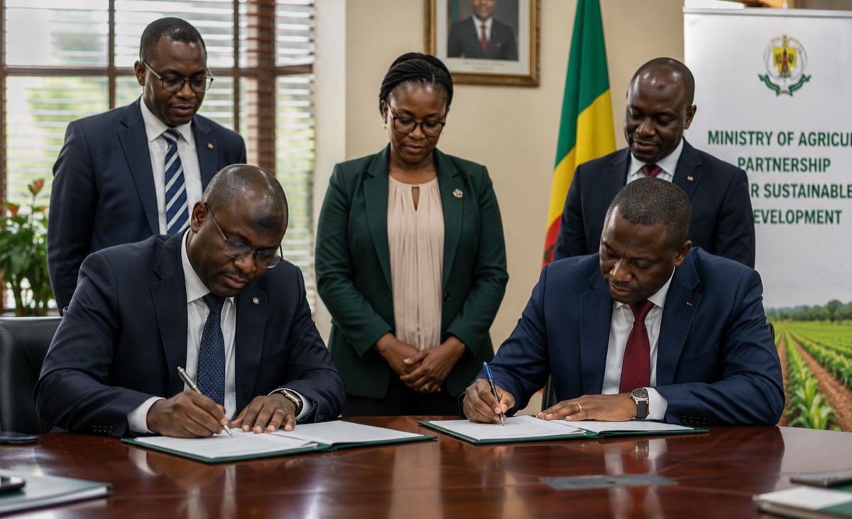 Government agriculture ministry partnership signing