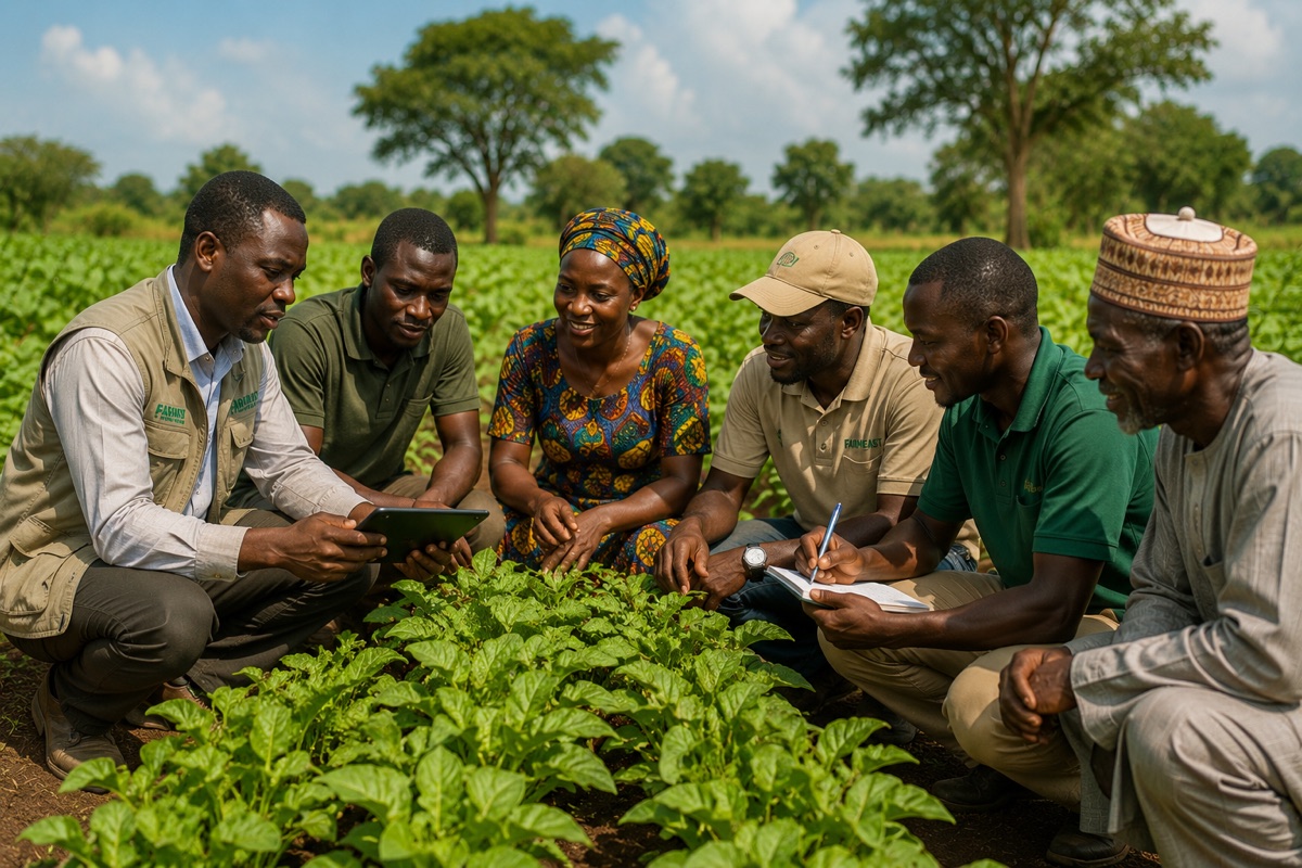 Field programme with farmers